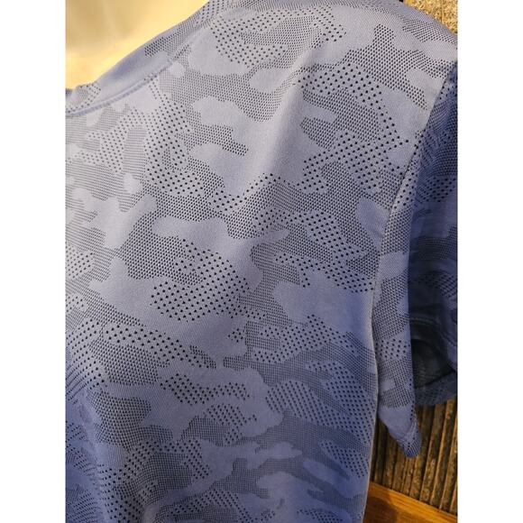 Spyder active Perforated performance top cropped L blue womens EUC breathable - Picture 3 of 7